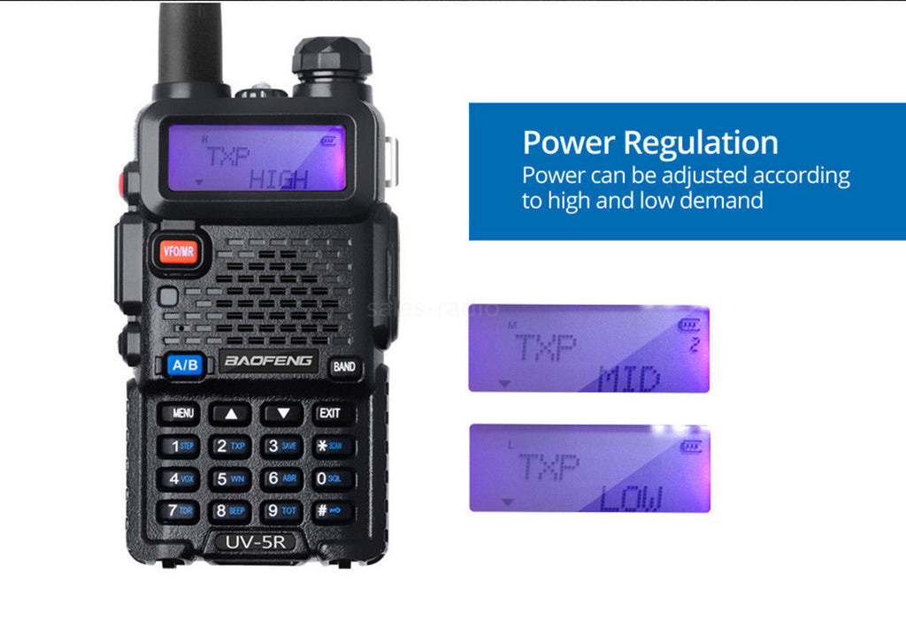 Baofeng UV5R 8w vhf/uhf dual band radio transceiver