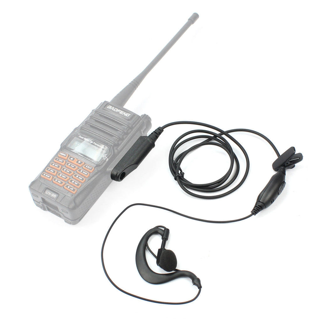 headset earphone mic for baofeng uv-9r  bf-9700 bf-a58 bf-r760 gt-3wp radios