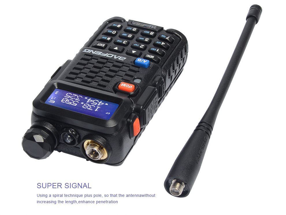 Baofeng bf-f8+ vhf/uhf ham radio fm two way radio