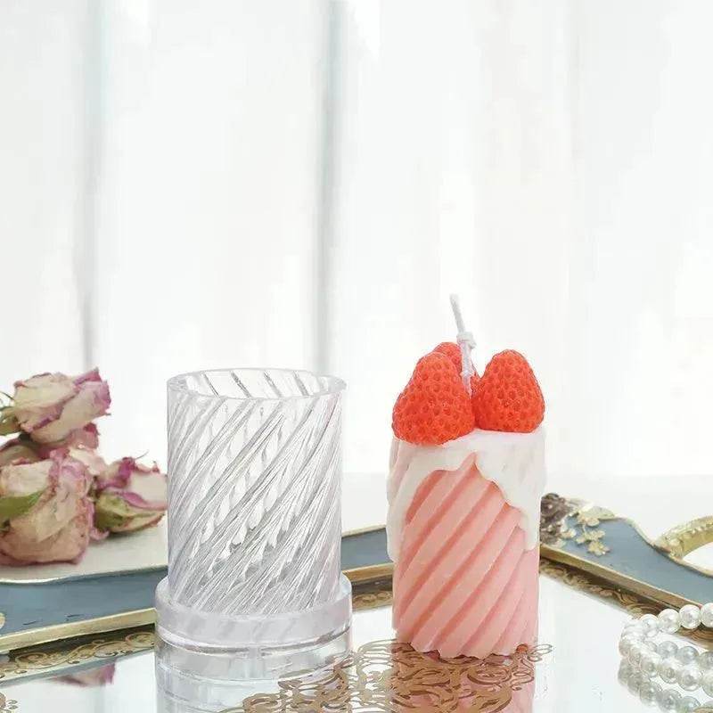 Scented Candle Spiral Mold Handmade Candle Model