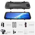 Smart Streaming Media Touch HD Built-in Front  HD Resolution Rear Mirror  LCD Screen Camera