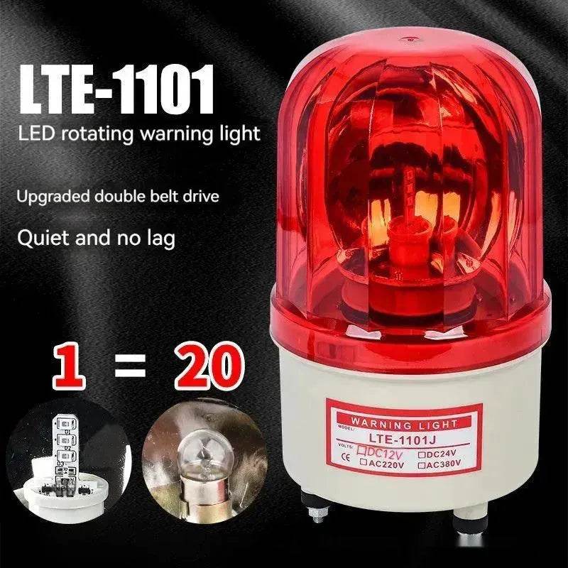 Smart Warning Light LTE-1101J Sound And Light Alarm Rotation for Factories, Workshops, Machine tools, Security rooms, and Traffics.