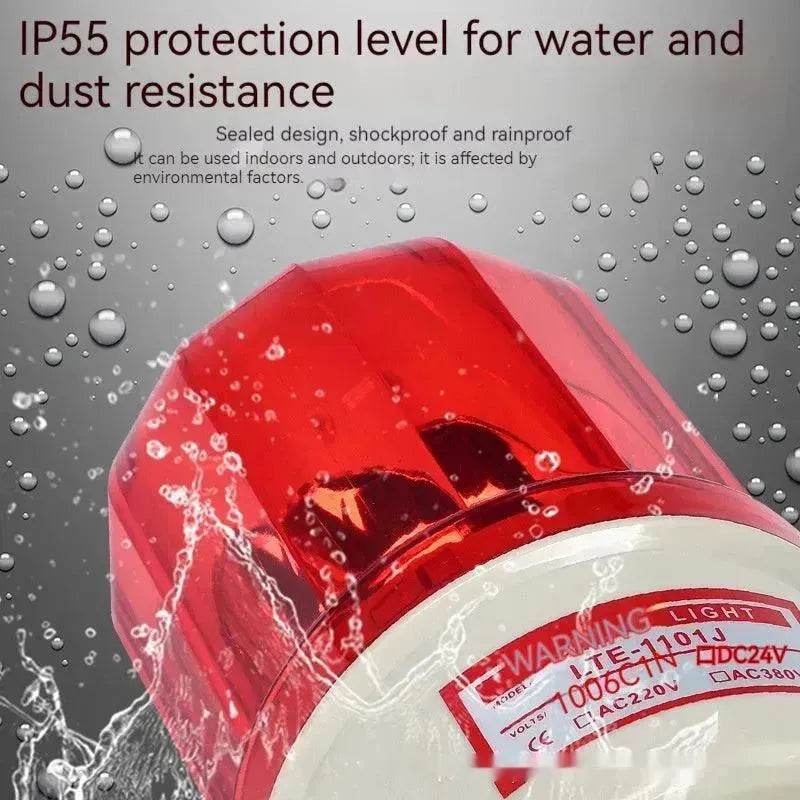 Smart Warning Light LTE-1101J Sound And Light Alarm Rotation for Factories, Workshops, Machine tools, Security rooms, and Traffics.