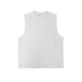 Technology Quick-drying Breathable Round Neck Solid Color Basic Loose Underwaist Tank Neutral