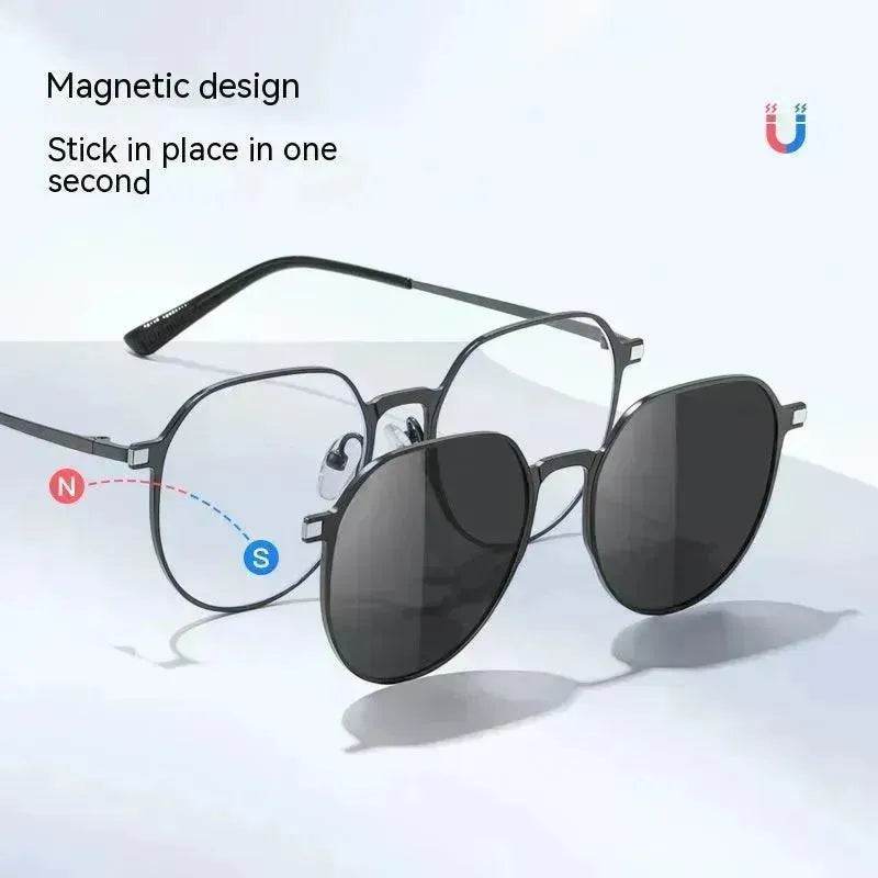 Three-in-One Polarized Sunglasses with Magnetic Suction