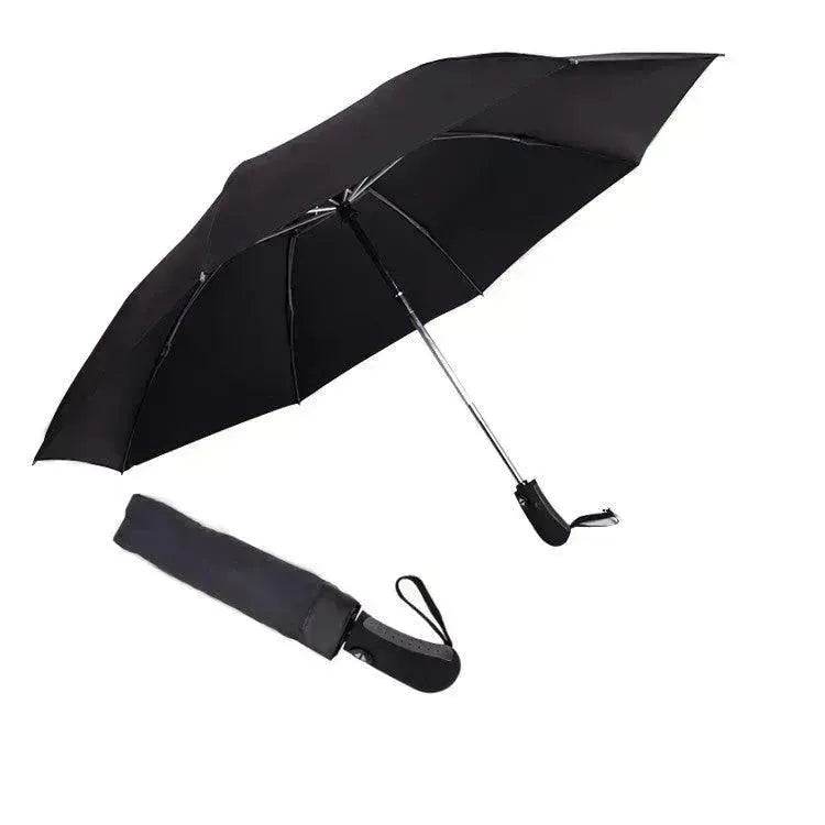 Tri-fold reverse umbrella sun-shading semi-shading automatic umbrella