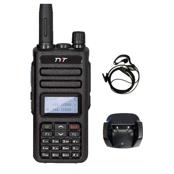 TYT MD-750 dmr two way radio 5w dual time slot dual band uhf/vhf ic certified:10337a-md750