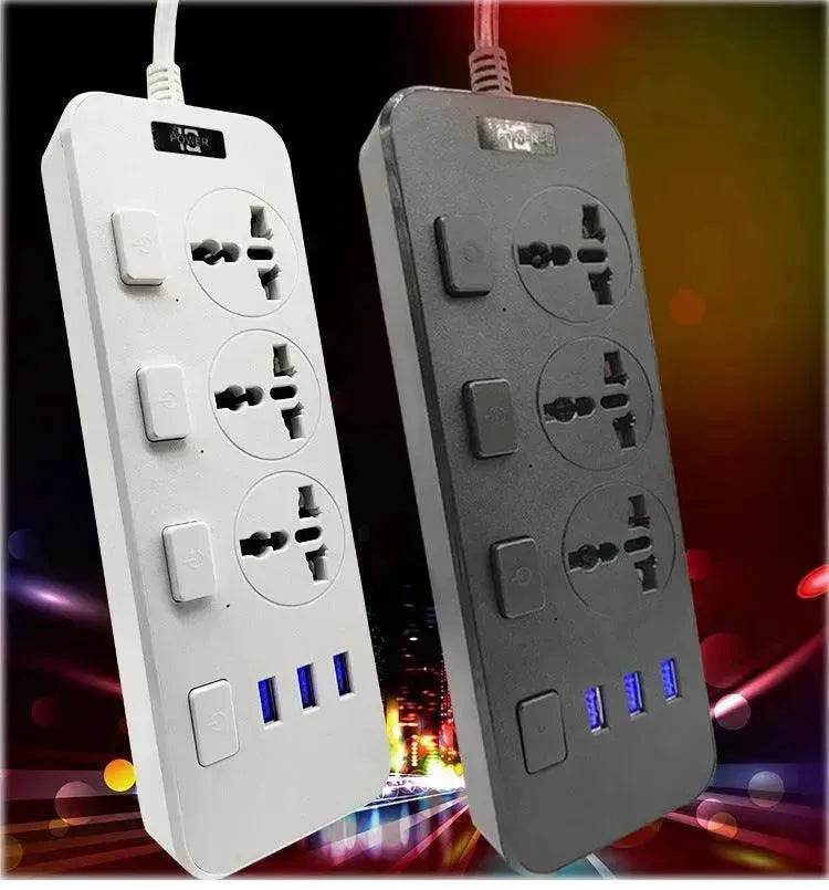 USB Power Strip Smart British Plug Multi-function Power Surge