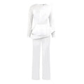 Women's Fashion Splicing Beads Jumpsuit