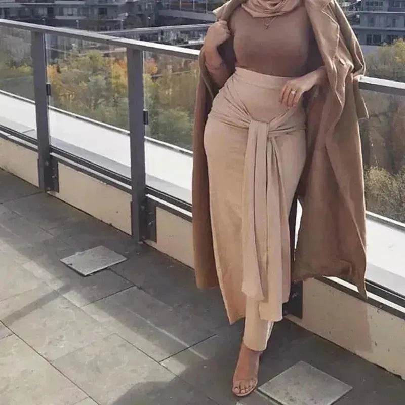 Women's Solid Color Arab  Hip Skirt