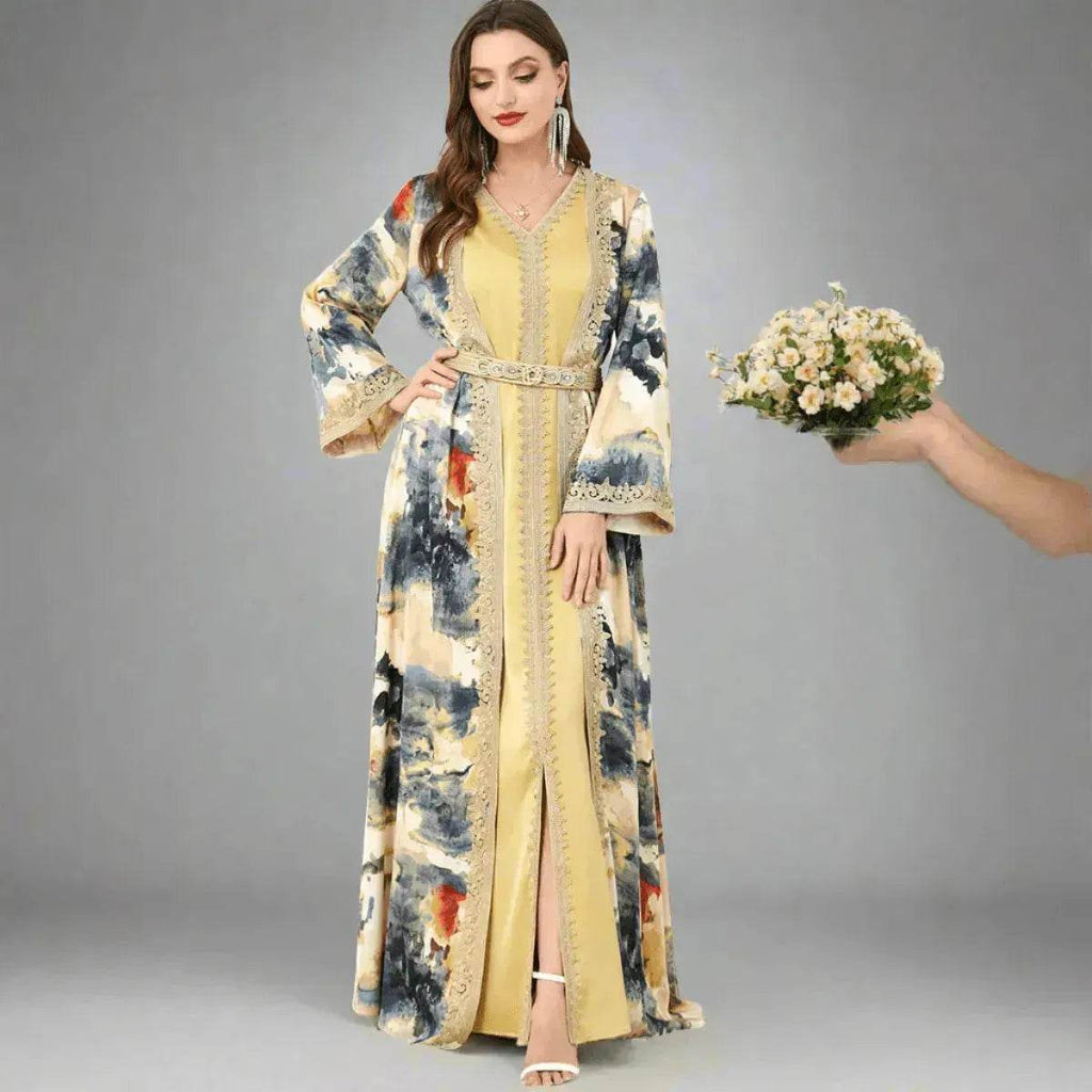 Women's Temperament Fashion Jacket Dress Two Pieces Set